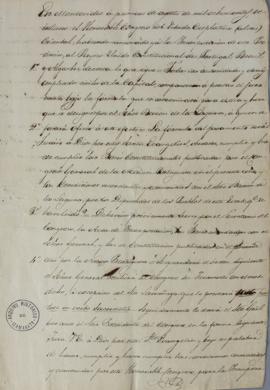 Cópia da Ata do Congresso do Estado Cisplatino Oriental de 1 de agosto de 1821 assinada por Franc...