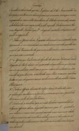 Cópia de circular enviada por João Carlos Augusto de Oyenhausen-Gravenburg (1776-1838), Marquês d...
