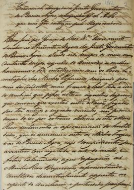 Ofício de 18 de abril de 1812 escrita por João de Almeida Melo Castro (1756-1814), o Conde das Ga...