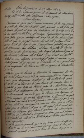 Despacho nº 190, de 13 de maio de 1822, de Jean-Baptiste Maler (s.d.), Cônsul-geral da França no ...