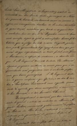 Cópia de despacho n. 11 enviado por Antônio Luiz Pereira da Cunha (1760-1837), Marquês de Inhambu...