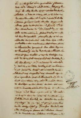 Cópia feita por Luciano de las Casas em 7 de novembro de 1825 da ata do Cabildo de Montevidéu par...