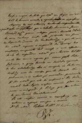 Minuta de despacho de 15 de fevereiro de 1826, endereçada a Condy Raguet (1784-1842), Cônsul dos ...