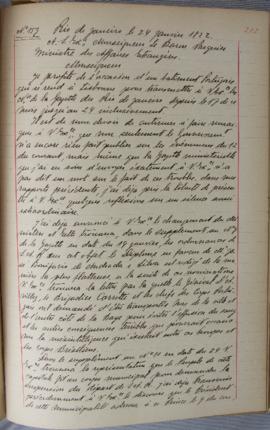 Despacho nº 159, de 24 de janeiro de 1822, de Jean-Baptiste Maler (s.d.), Cônsul-geral da França ...