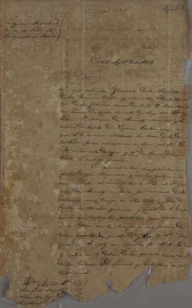Despacho enviado por Tomás Guido (1788 – 1866) ao Marquês de Aracaty (s.d.-1838)  e a Legação da ...