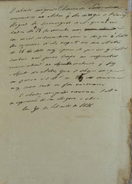Minuta de despacho de 30 de setembro de 1826, endereçada a Condy Raguet (1784-1842), Cônsul dos E...