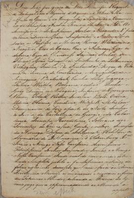 Nota diplomática de 25 de junho de 1814 enviado por D. João VI (1767-1826) para Alexandre I, impe...