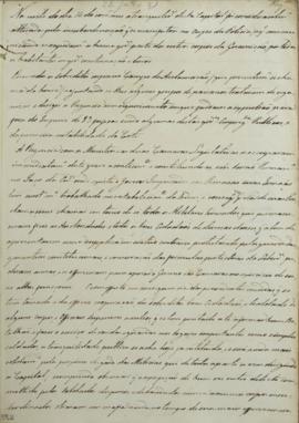 Despacho enviada por D.G.N.M para o corpo diplomático em 22 de julho de 1831, informando sobre as...