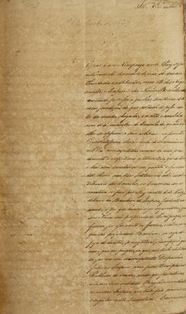 Cópia de despacho enviado de Luanda, no dia 11 de junho de 1827, para o Marques de Queluz (1769-1...
