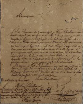 Despacho de 19 de janeiro de 1825, de Karl Wilhelm von Theremin, Cônsul-geral da Prússia no Brasi...