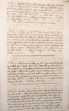 Cópia de despacho enviado por João Carlos Augusto de Oyenhausen-Gravenburg (1776-1838), Marquês d...