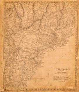 Mapa da América do Sul, Paraguai, Uruguai e sul do Brasil, de primeiro de junho de 1837, publicad...