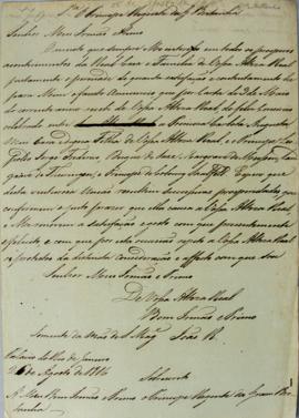 Nota diplomática de 26 de agosto de 1816, de D. João VI (1767-1826), destinada ao Príncipe Regent...