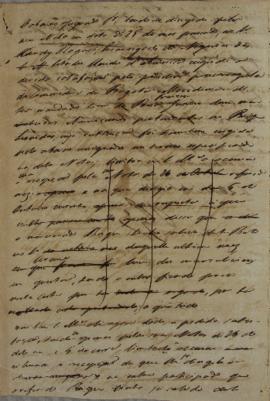 Minuta de despacho de 20 de outubro de 1826, endereçada a Condy Raguet (1784-1842), Cônsul dos Es...