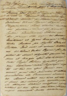 Carta de credencial Nomeando o Conde de Funchal, Domingos António de Sousa Coutinho (1760-1833) c...