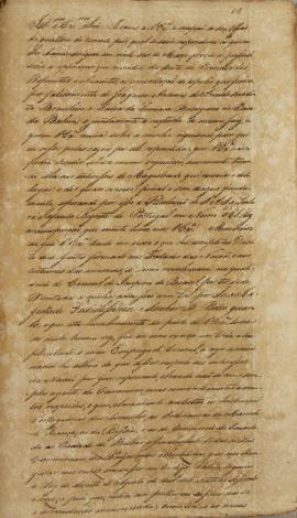 Cópia de despacho enviado pelo cônsul brasileiro em Luanda, Ruy Germack Possolo (1788 - s.d.), em...