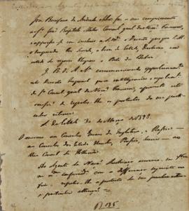 Circular enviada por José Bonifácio de Andrade (1763-1838) para os agentes diplomáticos e consula...