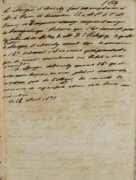 Minuta de despacho de João Carlos Augusto de Oyenhausen-Gravenburg (s.d.-1838), Marquês de Aracat...