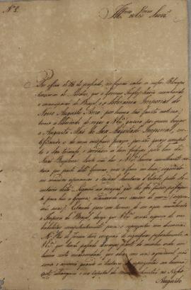 Oficio nº 2 de Vicente Antônio da Costa (s.d) a Luís José de Carvalho e Melo (1764-1826) em respo...