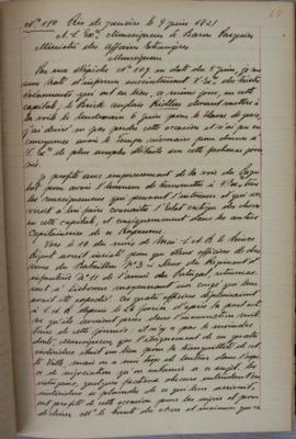 Despacho nº 110, de 9 de junho de 1821, de Jean-Baptiste Maler (s.d.), Cônsul-geral da França no ...