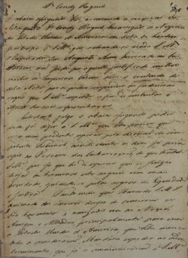Minuta de despacho de 20 de janeiro de 1827, endereçada a Condy Raguet (1784-1842), Cônsul dos Es...