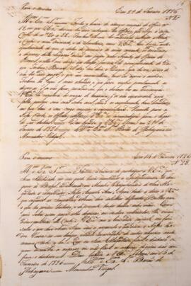 Cópia de ofício enviado pelo Monsenhor Francisco Corrêa Vidigal (s.d.-1838) para Manuel Rodrigues...