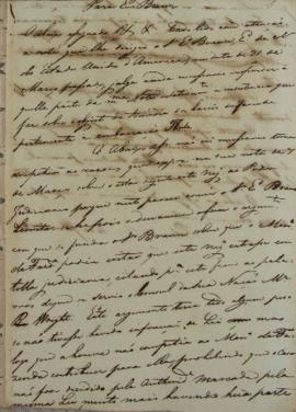 Minuta de despacho de 10 de maio de 1831, endereçada a Ethan Allen Brown (1776-1852), encarregado...