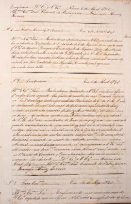 Cópia de ofício enviado por Francisco Muniz Tavares (1793-1876) para João Carlos Augusto de Oyenh...