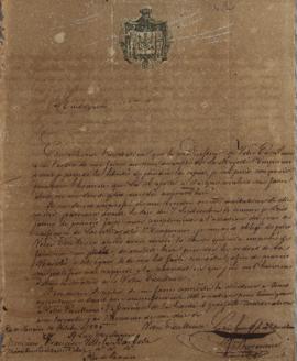 Despacho de 10 de dezembro de 1825, de Karl Wilhelm von Theremin, Cônsul-geral da Prússia no Bras...