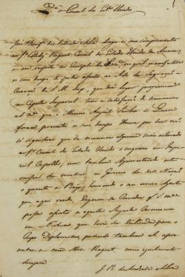 Despacho de 18 de julho de 1822, de José Bonifácio de Andrada e Silva (1763-1838), conselheiro de...