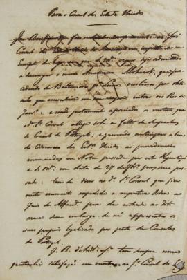 Despacho de 8 de outubro de 1822, de José Bonifácio de Andrada e Silva (1763-1838), conselheiro d...