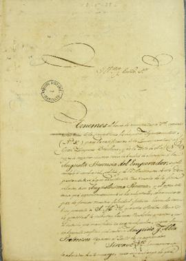 Ofício de 18 de maio de 1823 contendo o envio de cópias da Convocatória e da Ata feita pelo Cabil...