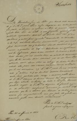 Carta com requerimento direcionado ao Imperador D. Pedro I (1798-1834), em favor de Theodolino Jo...