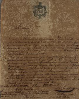 Despacho de 30 de setembro de 1823, de Karl Wilhelm von Theremin, Cônsul-geral da Prússia no Bras...