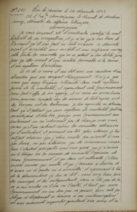 Despacho de 20 de novembro de 1822, de Jean-Baptiste Maler (s.d.), cônsul-geral da França no Bras...