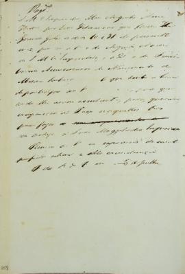Circular enviada ao corpo diplomático em 06 de julho de 1830, convocando-os para recepcionar o na...