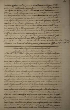 Cópia de ofício enviado por Felisberto Caldeira Brant (1772-1842), Marquês de Barbacena, e Manuel...