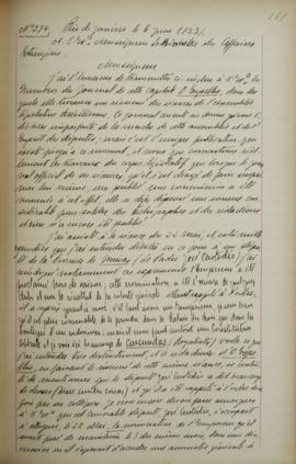 Despacho de 6 de junho de 1823, de Jean-Baptiste Maler (s.d.-s.d.), cônsul-geral da França no Bra...