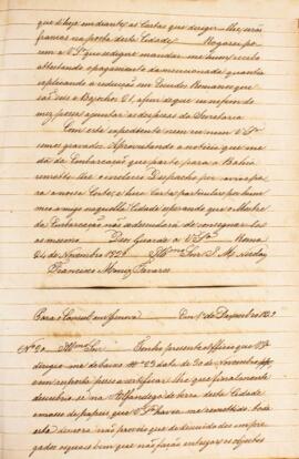 Cópia de ofício enviado por Francisco Muniz Tavares  (1793-1876), para José Matheus Nicolai (s.d....