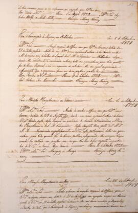 Cópia de ofício enviado por Francisco Muniz Tavares (1793-1876) para Antonio José Rademaker, com ...
