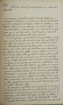 Despacho de 20 de maio de 1823, de Jean-Baptiste Maler (s.d.-s.d.), cônsul-geral da França no Bra...