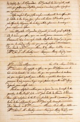 Cópia de ofício enviado por Francisco Muniz Tavares (1793-1876), para José Matheus Nicolai (s.d.)...