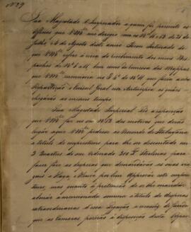 Cópia de despacho n.29 enviado por João Carlos Augusto de Oyenhausen-Gravenburg (1776-1838), Marq...