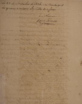 Processo original redigido pelo escrivão Braz Martins Costa Passos com data de 19 de abril de 1838, no qual se registra o encaminhamento de um conjunto de documentos relacionados ao processo judicial de apreensão de um patacho. A embarcação em questão foi capturada por Charles Eden, comandante da corveta de guerra britânica “Rover”, e o processo busca reunir informações para a devida tramitação do caso na Comissão Mista brasileira e inglesa.