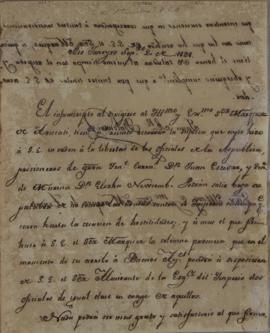Despacho enviado por Tomás Guido (1788 – 1866) ao Marquês de Aracaty (s.d.-1838), em 02 de setemb...