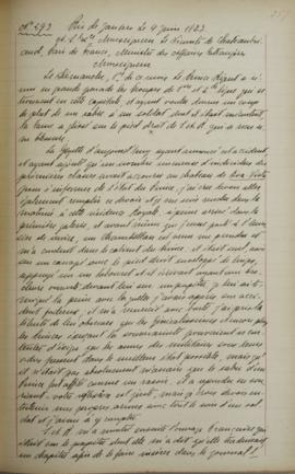 Despacho de 4 de junho de 1823, de Jean-Baptiste Maler (s.d.-s.d.), cônsul-geral da França no Bra...
