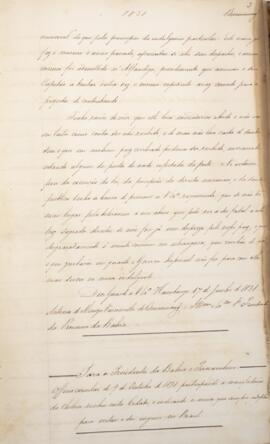 Cópia de circular enviada por Antônio de Menezes Vasconcellos de Drummond (1794-1865), aos presid...