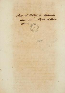 Cópia feita por Luciano de las Casas em 7 de novembro de 1825 e enviada ao Barão da Laguna (1764-...