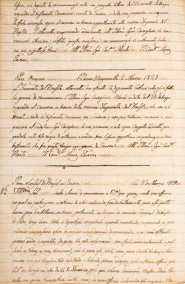 Cópia de ofício enviado por Francisco Muniz Tavares (1793-1876), para José Matheus Nicolai (s.d.)...