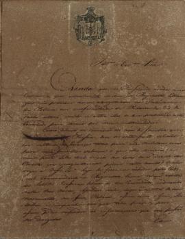 Despacho de 24 de setembro de 1824, de Karl Wilhelm von Theremin, Cônsul-geral da Prússia no Bras...